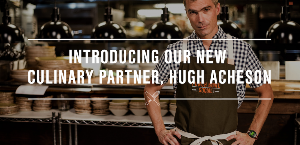 Punch Bowl Social Partners With Hugh Acheson