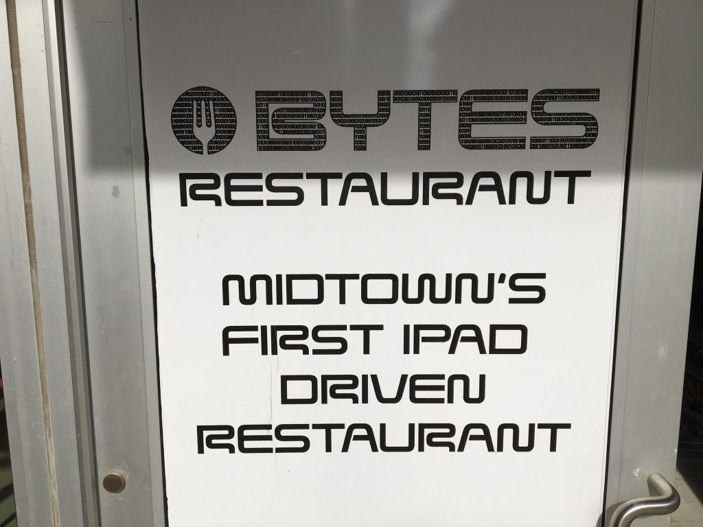 Bytes Restaurant - "Midtown's First iPad-Driven Restaurant"