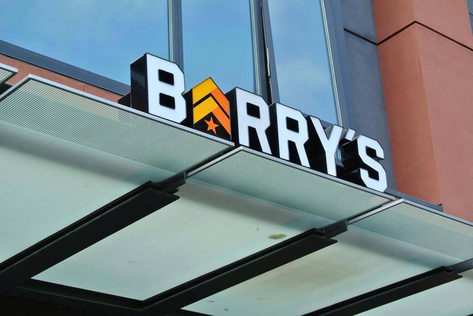 Barry's Bootcamp Signage