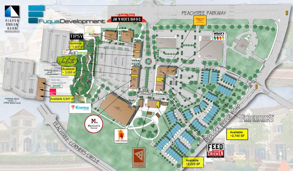 Peachtree Corners Town Center - Site Plan