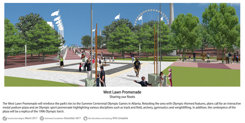 Centennial Olympic Park - West Lawn Promenade