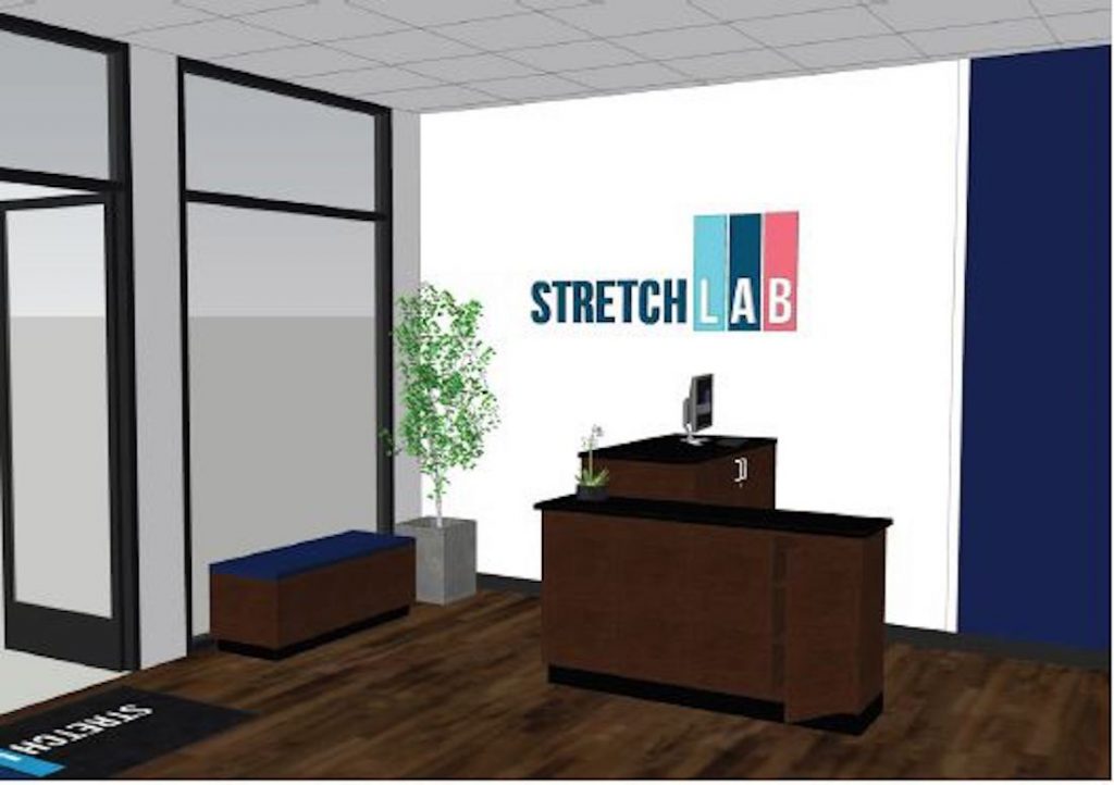 StretchLab Rendering Front Desk w Logo