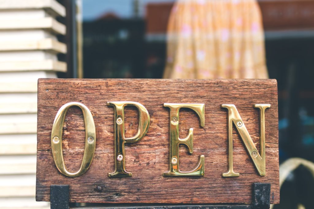Open Sign