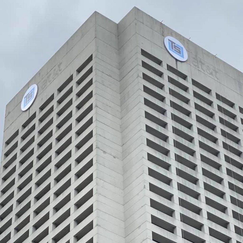 'tower Square' Signage Now Adorns Former At&t Midtown Center As Marquee 